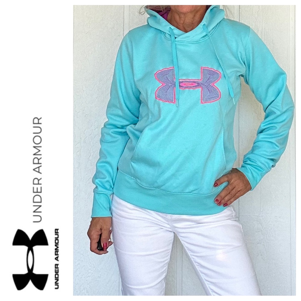 UNDER ARMOUR STORM SEMI FITTED HOODIE SWEATSHIRT SIZE MEDIUM